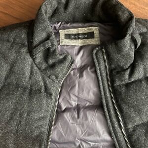 Giovedì Charcoal wool puffer vest